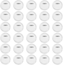 3.15 Inch Clear Button Badge with Pin,30 Pack Acrylic Design DIY Button Pins