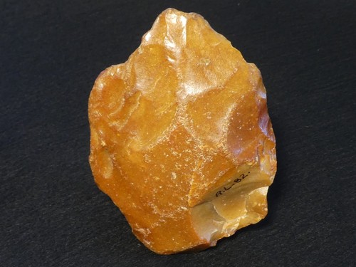 ORIG. NEANDERTALER FAUSTKEIL STEINZEIT ACHEULEEN PALÄOLITHIKUM FRANKREICH SILEX - Bild 5 von 6