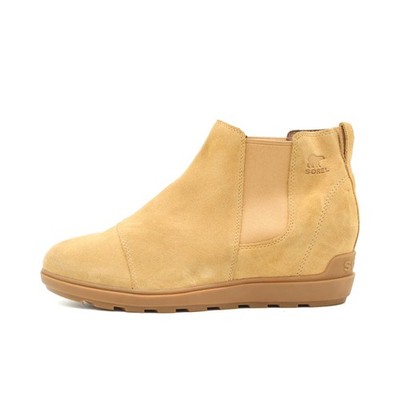 Sorel Damen NL5020-263 Stiefeletten Beige Wildleder Boots Chelsea EU 43