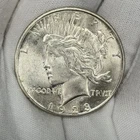 1923-D $1 Peace Dollar 90% Silver Denver One US Coin BETTER DATE UNC BU!