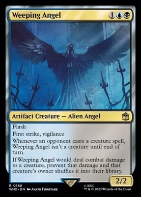 Weeping Angel - 168 - NM - Universes Beyond: Doctor Who - MTG