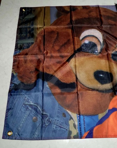 Kanye West Bear Flag Banner Tapestry 3x5 Feet College Dorm NEW The Old Kanye Ye - Picture 3 of 5