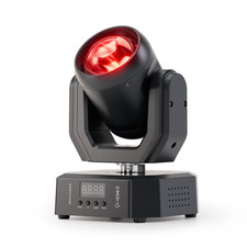 Portable 80W Moving Head Wash Light RGBW DMX Remote Sound Strobe DMX/RDM Disco