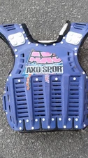 Vintage 90s Purple AXO Sport Motocross Chest Protector -Size adult