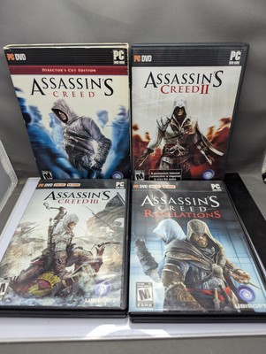 Assassin s Creed 1, 2, 3, Revelations  (PC DVD-ROM) XP/Vista