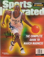 William Avery Duke Autographed Regional Sports Illustrated No Label 3/15/1999
