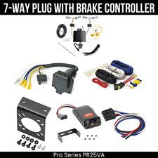 Arnés de cableado de remolque de 7 vías serie Pro + control de freno para Lincoln Aviator 20-25