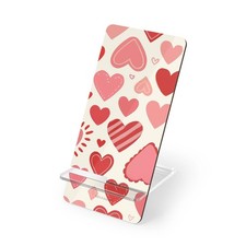 Valentine Heart Phone Stand Cute Foldable Mobile Display Stand for Smartphones