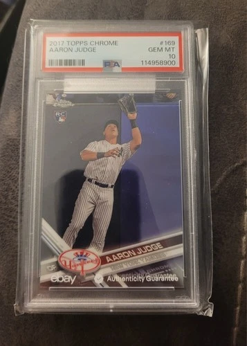 2017 Topps Chrome - Aaron Judge #169 (RC), psa 10