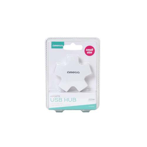 HUB OMEGA OUH24SW A 4 PORTE USB 2.0 - VELOCITA' DI TRASFERIMENTO FINO A 480MB/s - Foto 3 di 3