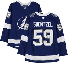 Jake Guentzel Tampa Bay Lightning Autographed Blue Fanatics Premium Jersey