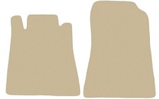 Front Autoteppiche Velour für Mercedes S cl C140 coupe 1991-1998, Beige x14 Rand