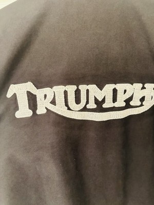 Lucky Brand Triumph Motorcycle Men's Jacket / Size XL/ Gray | eBay
