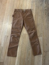 Carhartt 103340 Slim Tapered Rugged Flex Work Pants Carhartt Brown 32x32