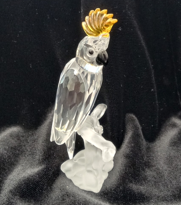 Swarovski Crystal - Cockatoo Yellow Crested #261635. Mint in box