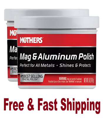 #ad MOTHERS Mag amp; Aluminum Polish. Fast Shipping 2 pack $13.10