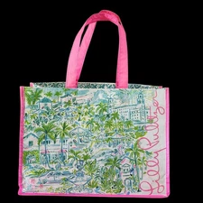 Lilly Pulitzer Reusable Shopper Tote Bag 15" x 11"