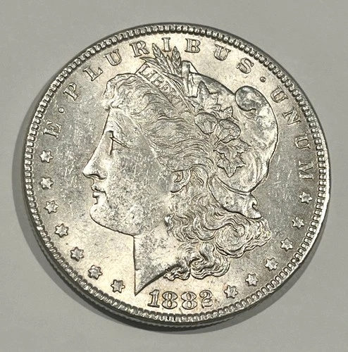 1882 Morgan Silver Dollar AU *MD198