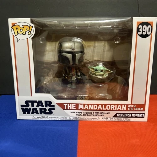 Funko Pop! Moments: Star Wars - The Mandalorian with The Child #390