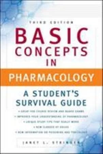 Basic Concepts in Pharmacology Paperback Janet L. Stringer