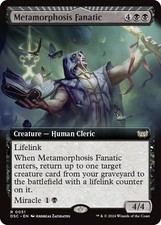 Metamorphosis Fanatic (Extended Art) - Normal NM MTG Commander: Duskmourn: Ho...