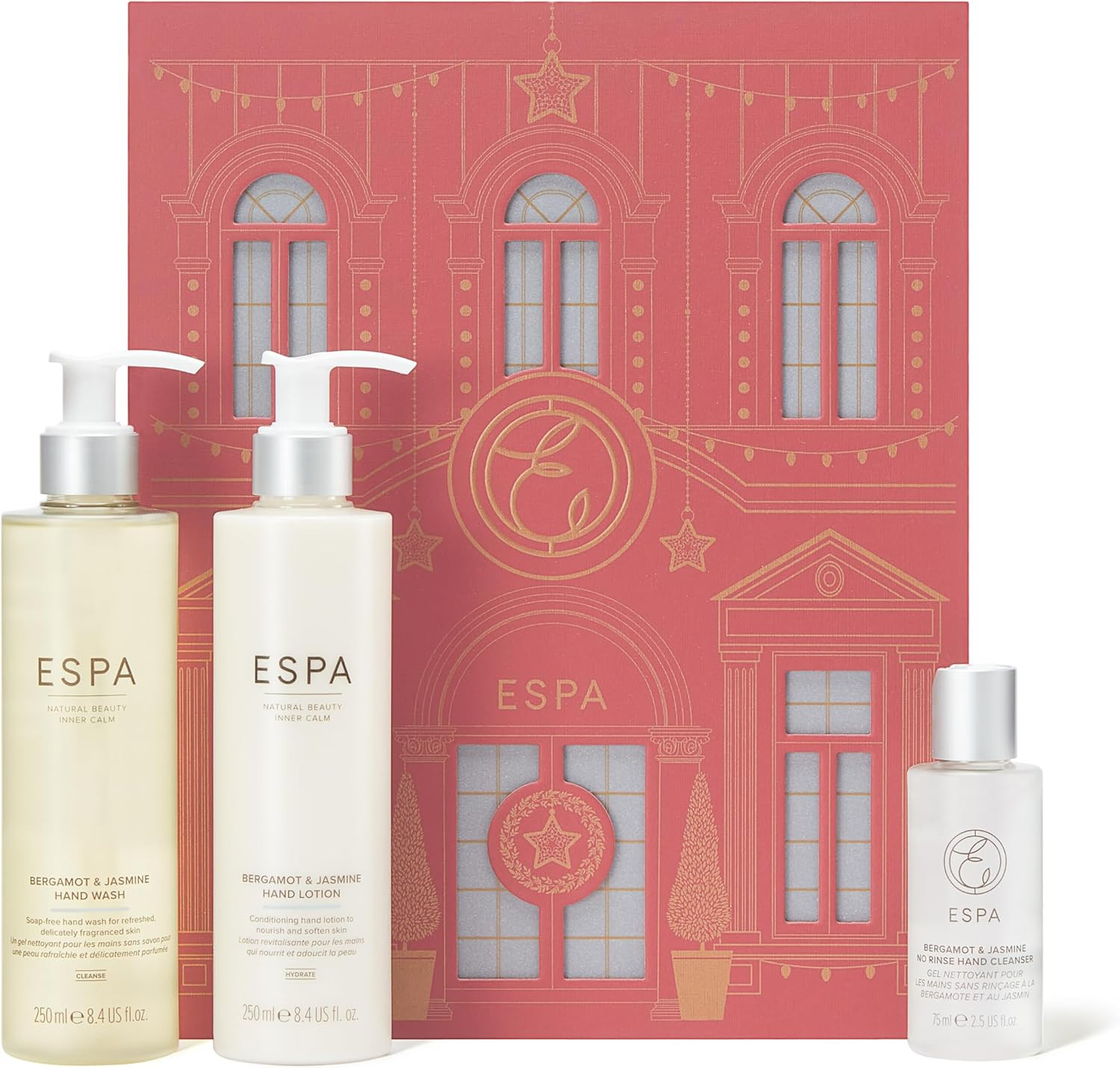 ESPA | Handcare Collection | Includes Hand Wash, Hand Lotion and No Rinse Cleans