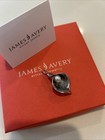 James Avery Large Calalily  Sterling Silver & Gold Necklace Pendant