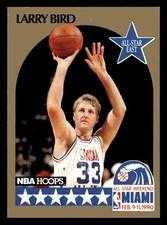 Larry Bird All-Stars 1990-91 Hoops #2 AS SP Boston Celtics NBA Basketball Card