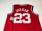 Michael Jordan Signed NBA All-Star Red Jersey With COA
