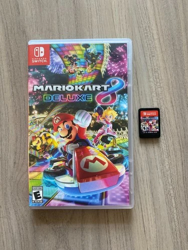 Mario Kart 8 Deluxe - Nintendo Switch Game Cartridge with Case