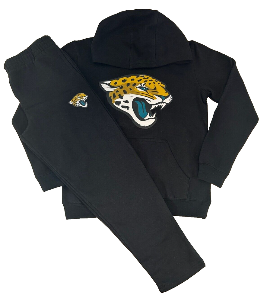 Jacksonville Jaguars Youth Hoodie and Pants 2 Piece Set NFL Team Apparel Size M