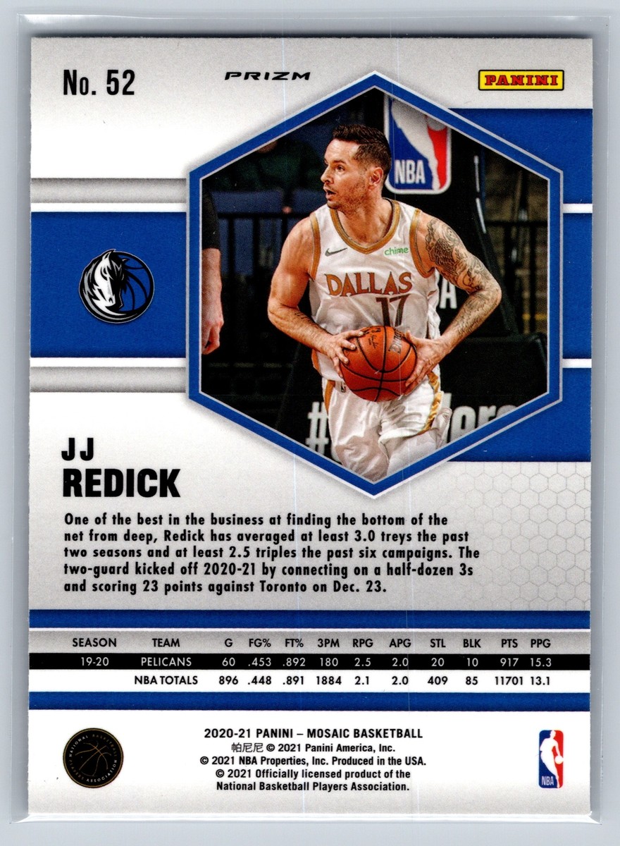 2020-21 Panini Mosaic #52 JJ Redick Mosaic Reactive Blue | eBay