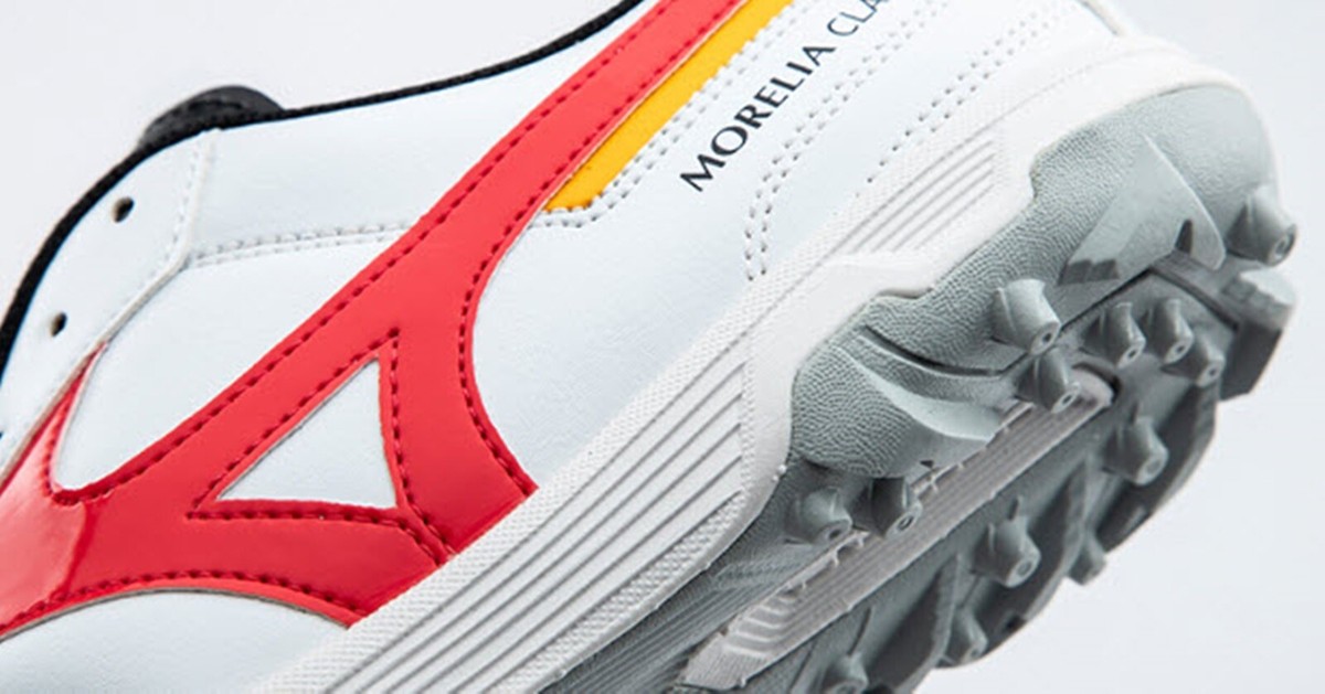Mizuno Men Morelia Sala Classic TF Cleats White Red Futsal GYM