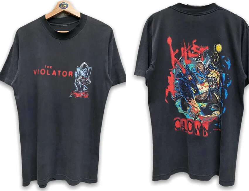 2 Side SPAWN MOVIE THE VIOLATOR Graphic Black Shirt Unisex Men Women KTV5387