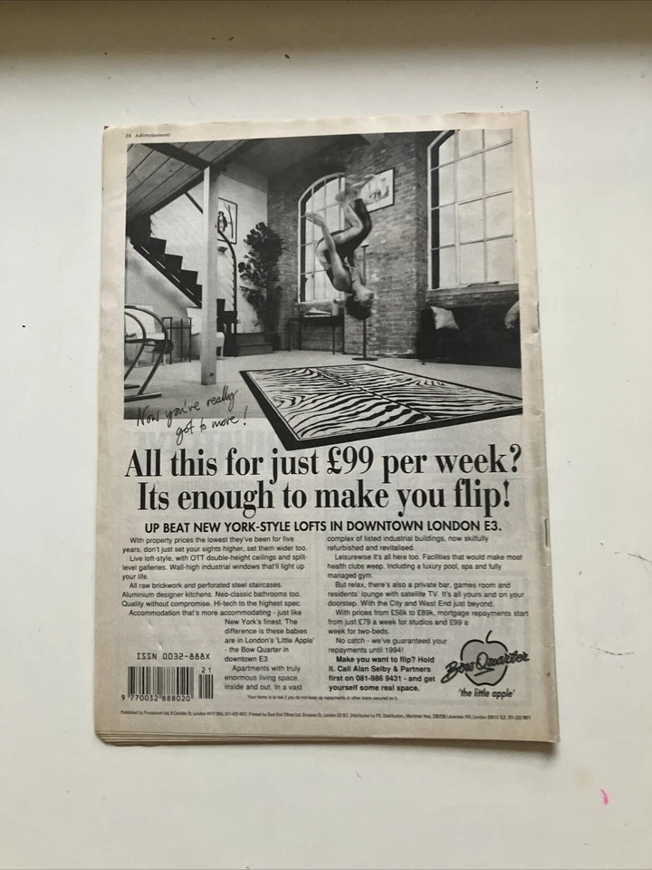 Private time magazine number 794 May 1992 Canary Wharf Saved - Image 2 of 2