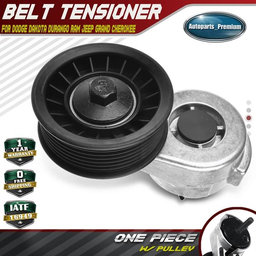 Belt Tensioner w/ Pulley for Dodge Ram 1500 Dakota Durango Jeep Grand