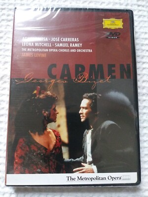 Carmen-Georges Bizet 1989 (DVD, 2000) James Levine Metropolitan Opera NEW F-Ship