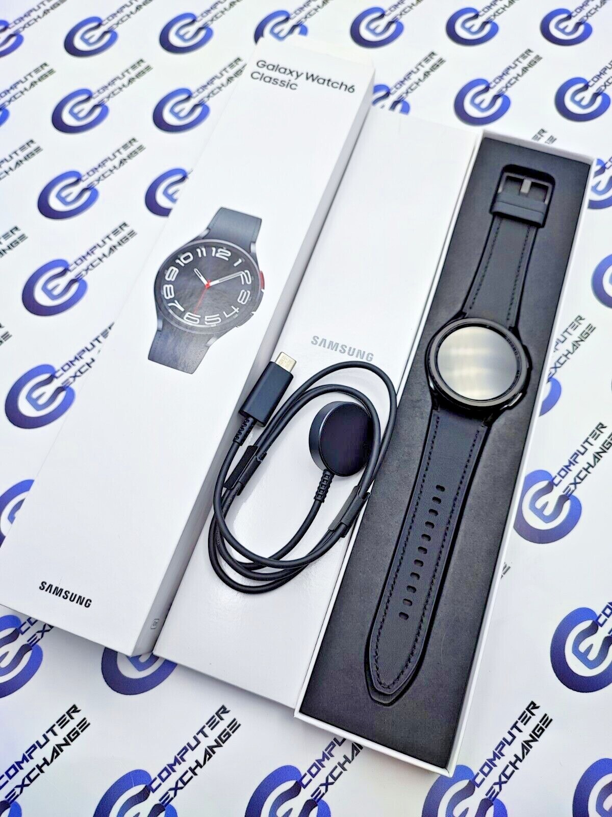 New Samsung Galaxy Smartwatch Watch6 Classic 5G LTE 43mm GPS (Black