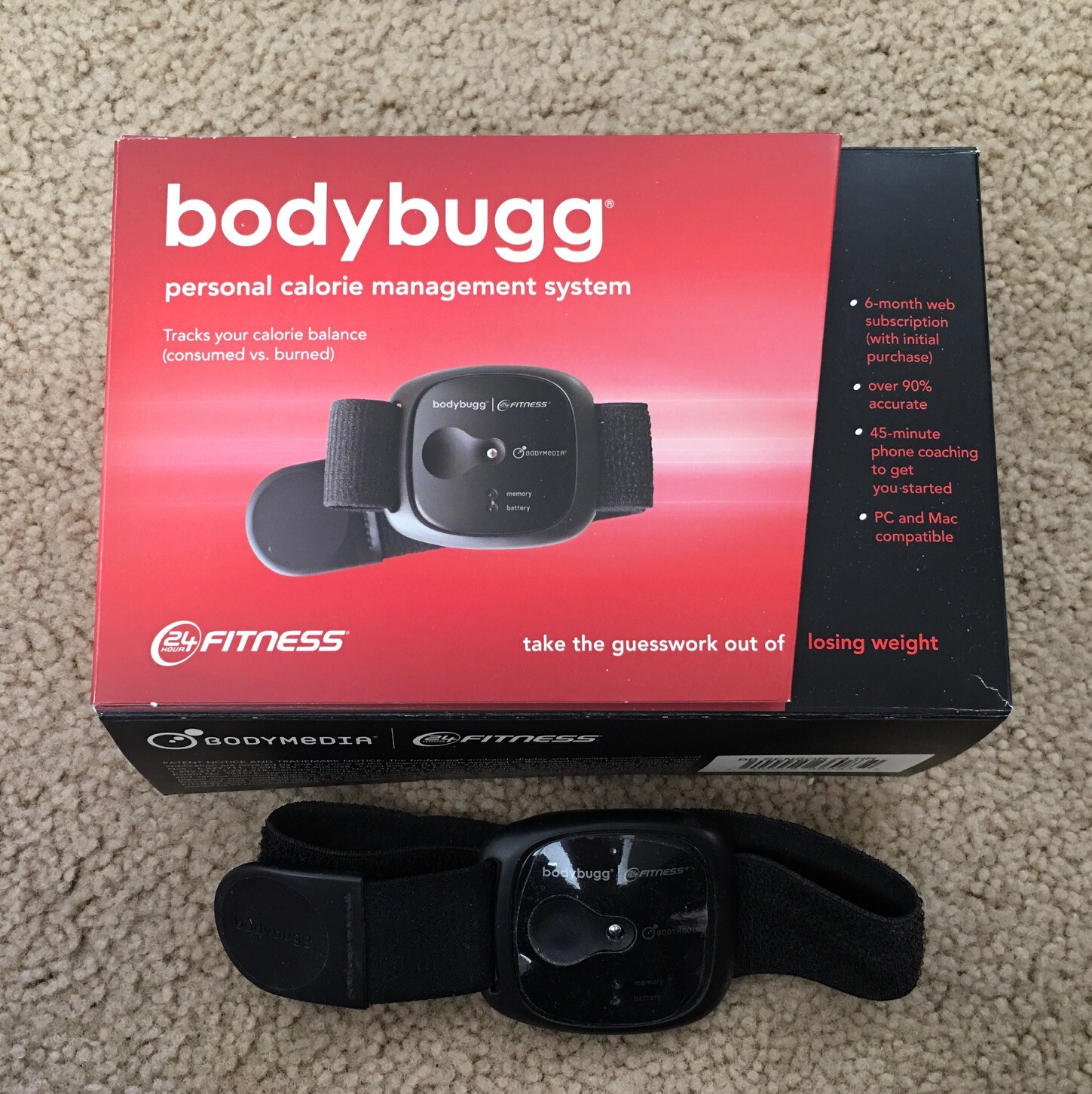 Bodybugg V3 Calorie Management System 24 Hour Fitness For Sale Online Ebay
