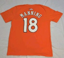 Peyton Manning Denver Broncos Player T-Shirt Youth XL Womens S  CRISP 