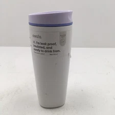 Owala Stainless Steel SmoothSip Travel Mug, White, 20oz, Display Model