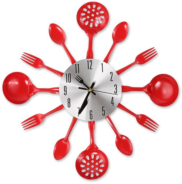 Reloj De Pared Para La Cocina 14 Inch Accesorio De Casa Cosas Para La