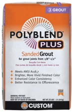 Custom Building Products PolyBlend Plus Sanded Grout 25 lbs