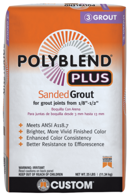 #ad #ad Custom Building Products PolyBlend Plus Sanded Grout 25 lbs $44.99