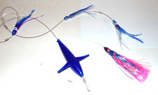 Duster Daisy Chain Teaser Trolling Bird Fishing Lure Tuna Mahi Dorado Rigged