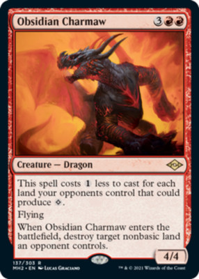 Obsidian Charmaw x1 Magic the Gathering 1x Modern Horizons 2 mtg card