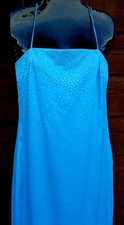BRAND NEW BEAUTIFUL TURQUOISE COLORED "BYER BRAND" FORMAL GOWN SIZE 7