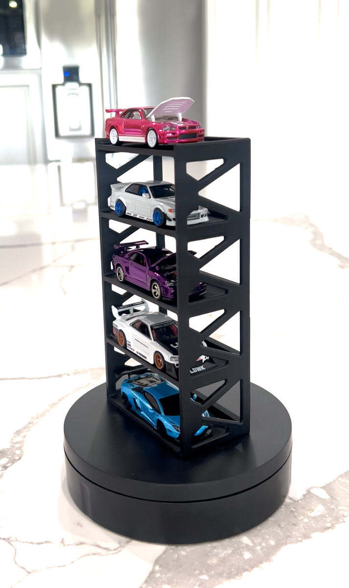 Hotwheel 5 Car Display Stand V1 Industrial Shelf diecast 1:64 1/64
