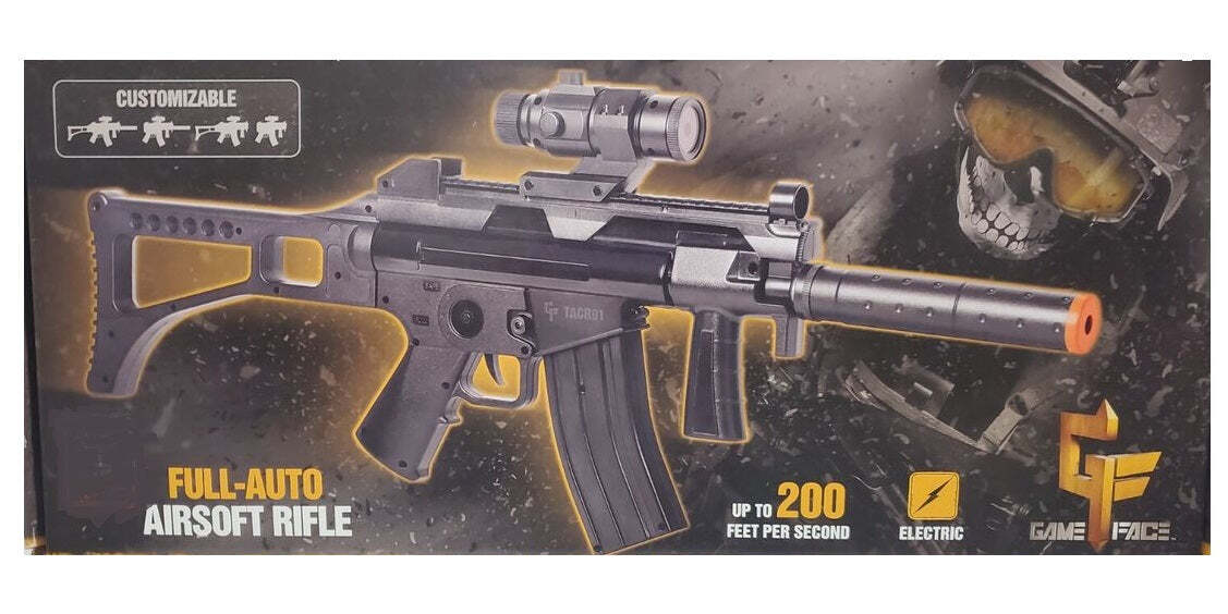 Crosman Game Face Tac R91 Full Auto Tactical Airsoft Rifle 200FPS eBay