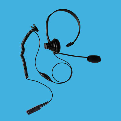 Multi Pin Mono Muff Headset PTT for Sepura STP8000 STP9000 Two Way Radio